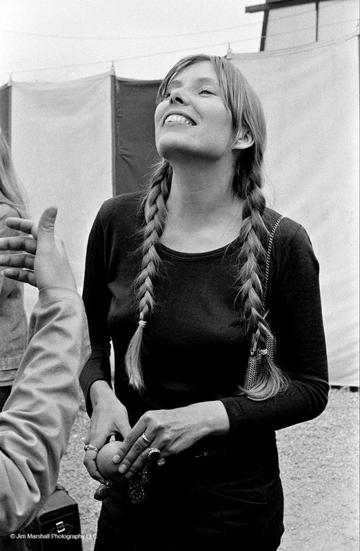 Joni Mitchell at the Newport Folk Festival - July 1969
