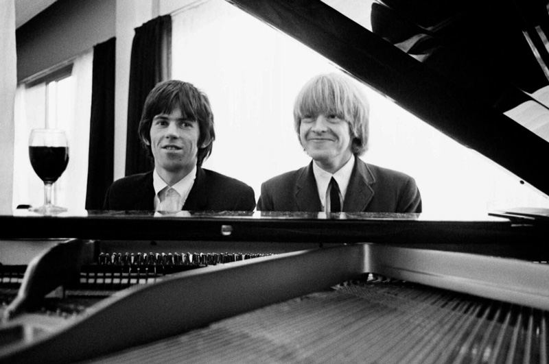 Keith Richards and Brian Jones at the Piano, 1965