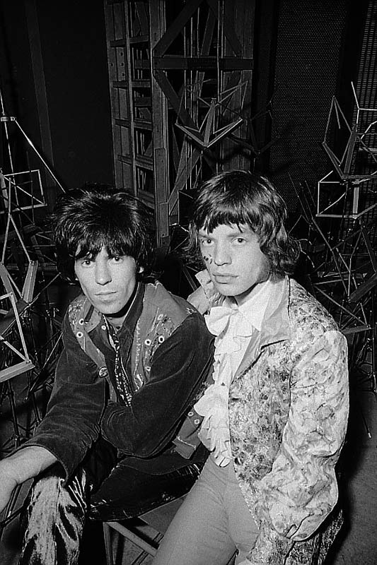Keith Richards and Mick Jagger, Eleven Hands Session, New York, 1967