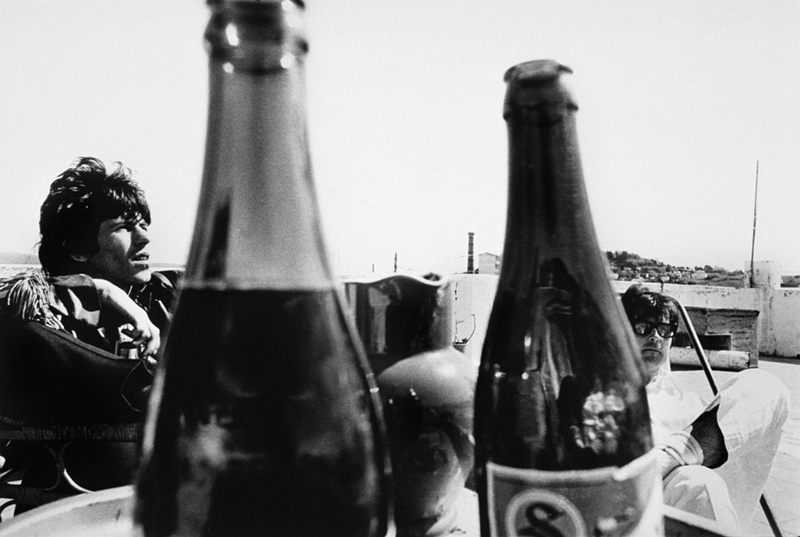 Keith Richards and Robert Fraser at a Cafe, Morocco, 1967