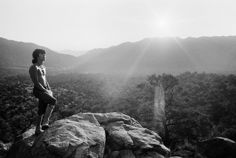 Keith Richards, Geronimo Sunrise, Joshua Tree National Park, CA, 1968