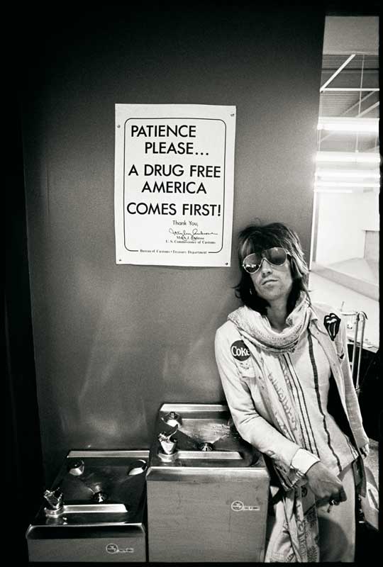 Keith Richards "Patience Please", SEA-TAC Airport Customs, 1972