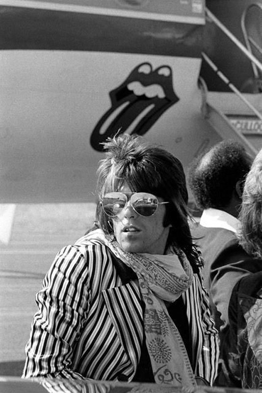 Keith Richards & Tongue Logo, US Tour, 1972