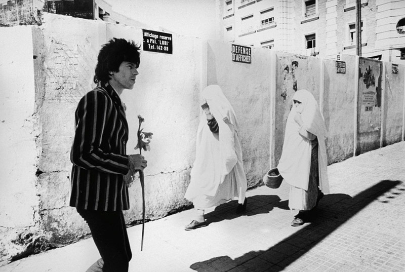 Keith Richards with Flowers, Tangiers, Morocco, 1967