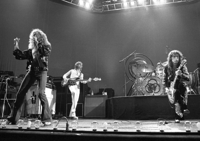 Led Zeppelin Performing, Earls Court, 1975