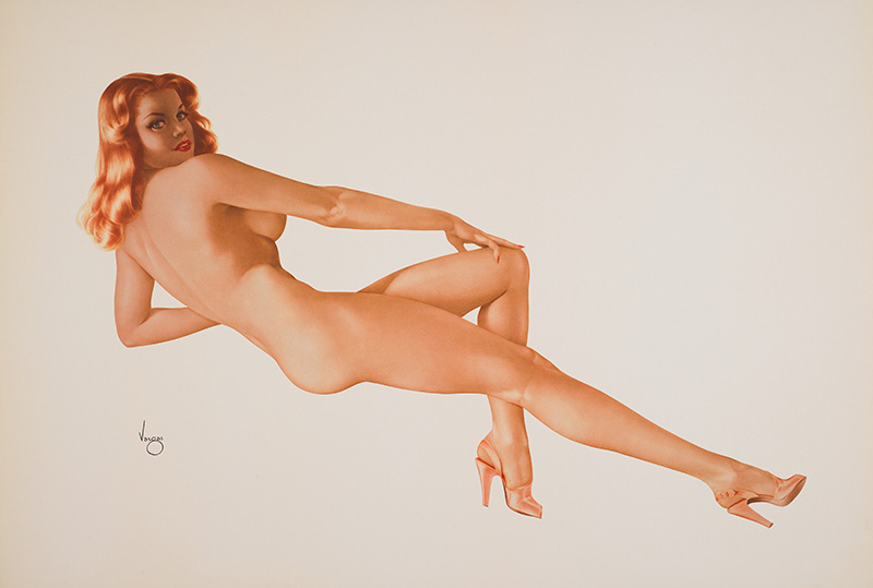 Legacy Nude #05, Red Fire