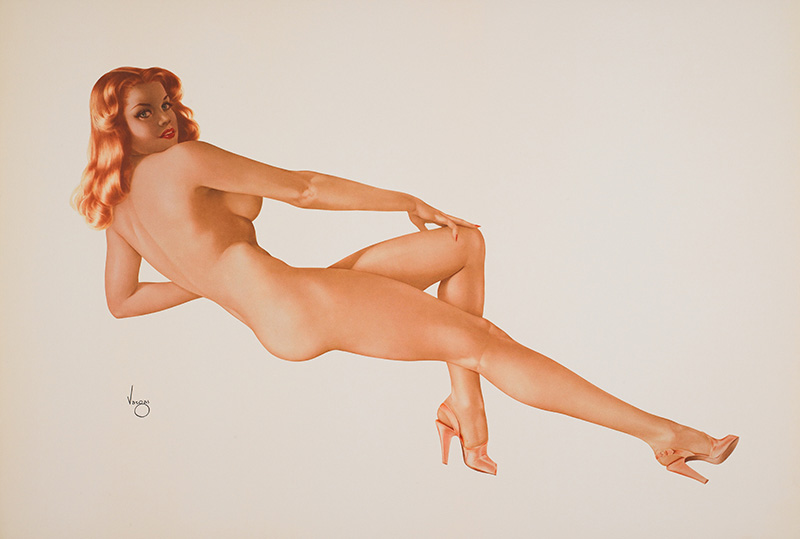 Legacy Nude #05, Red Fire