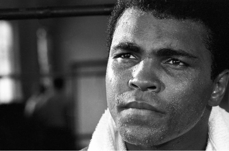 Ali Training - Close Up with Towel, Miami Beach, 1970