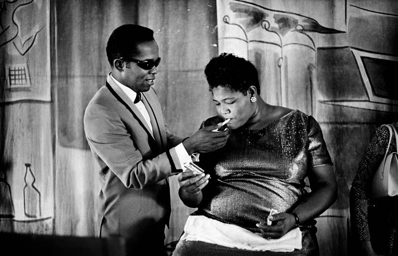 Lou Rawls & Big Mama Thornton, Monterey Jazz Festival, Monterey, CA, 1964