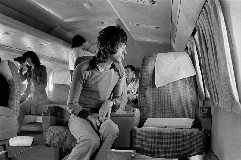 Mick Jagger, Airplane, 1972