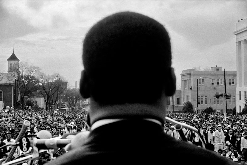 *Rev. Dr. Martin Luther King Jr., Speaking to Crowd (Reverse), Montgomery, AL, 1965