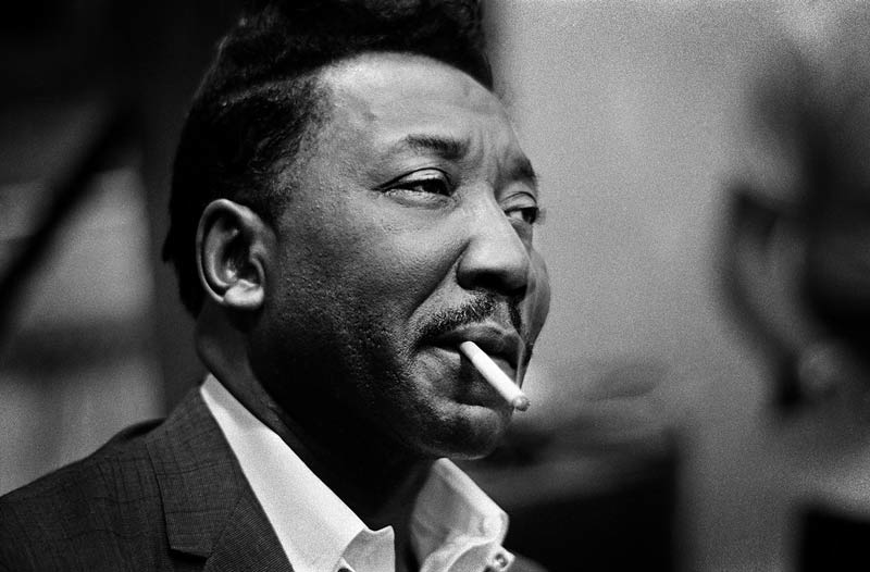 Muddy Waters Smoking, During a Recording Session, San Francisco, 1965