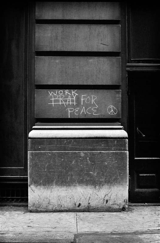 New York Message: Work For Peace, New York, 1962