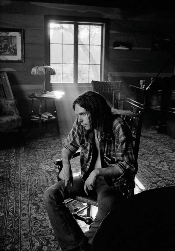 Neil Young at Broken Arrow Ranch, CA, 1971