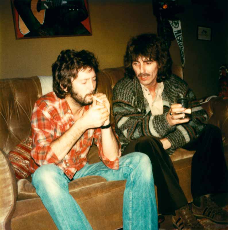 Eric Clapton & George Harrison at Home, 1978