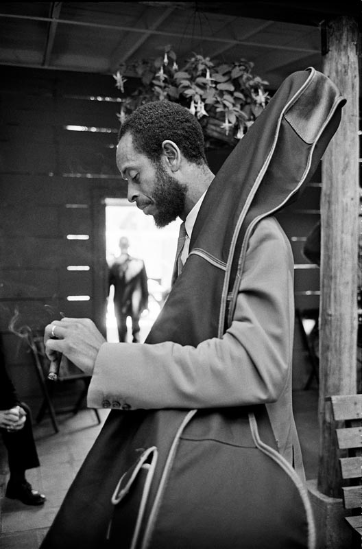 Percy Heath, Monterey Jazz Festival, Monterey, CA, 1963