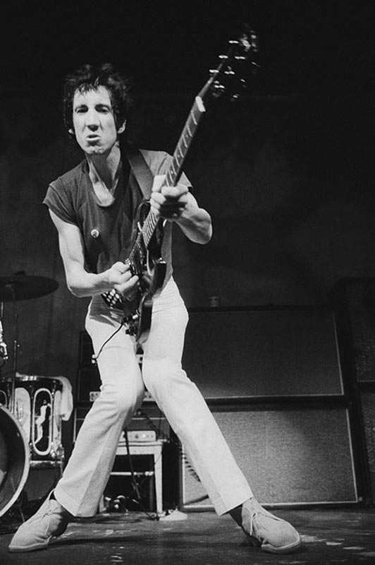 Pete Townshend Onstage with Guitar, Fillmore West, SF, 1968