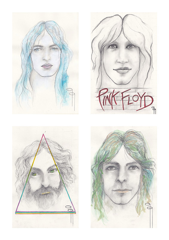Pink Floyd Portraits (Set of 4), 1984