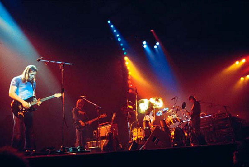 Pink Floyd Performing On Stage, New Bingley Hall, 1977