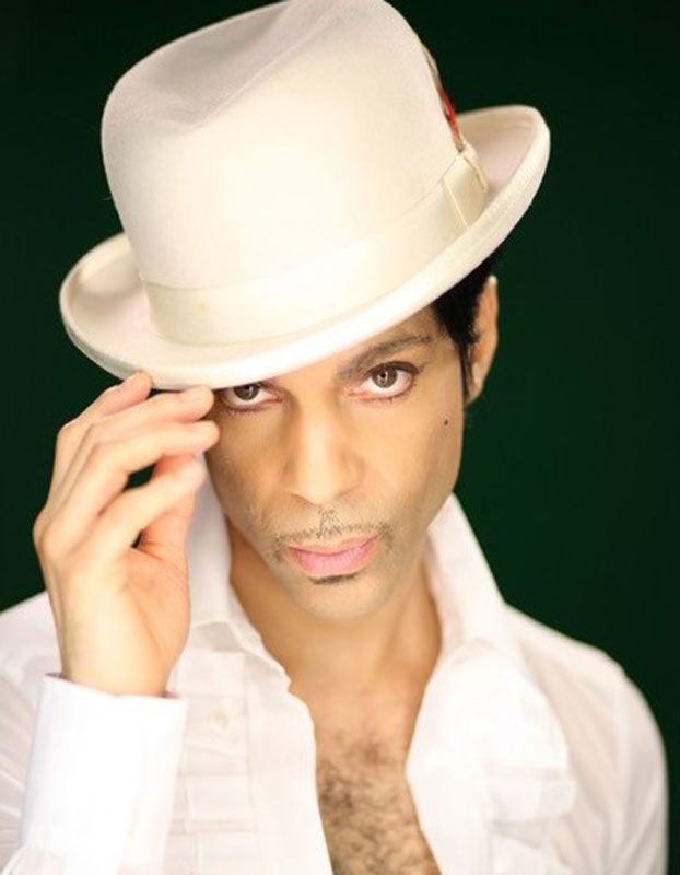 Prince Portrait in White Hat II (Hand Up) Paisley Park, MN, 2009