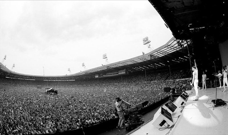Queen at Live Aid, London, 1985