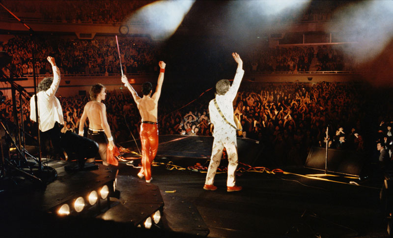 Queen Bowing After Concert, Budokan Arena, Tokyo, 1981