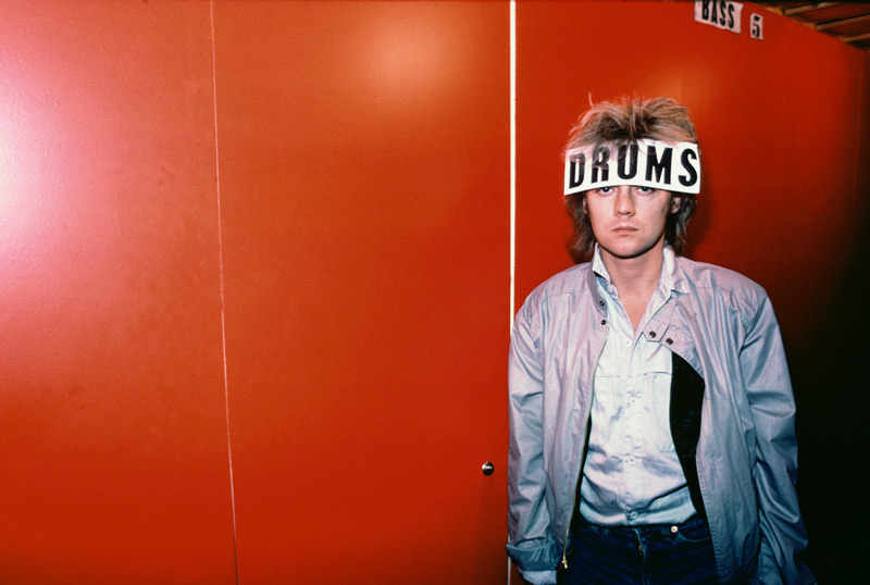 Roger Taylor with Drums Sticker, Munich, 1980