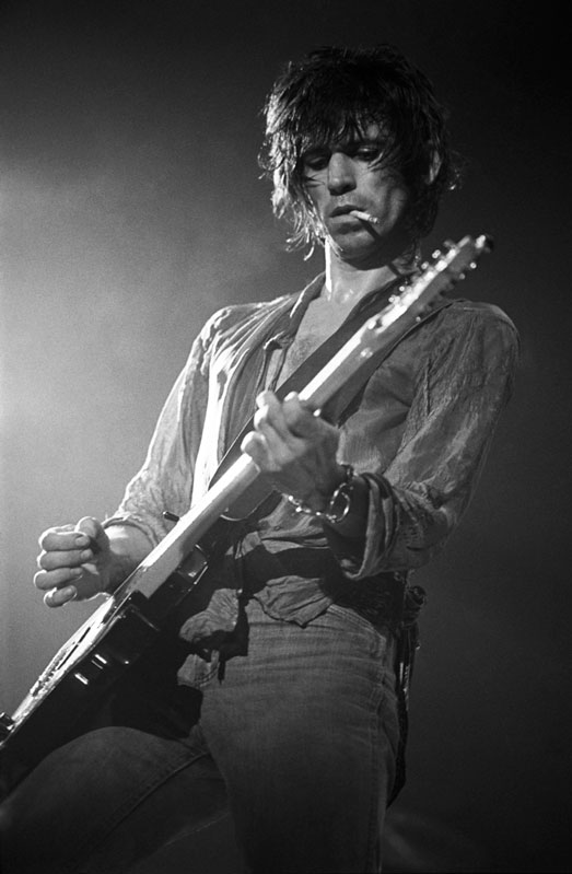 Keith Richards Performing On Stage (with Cigarette), 1978
