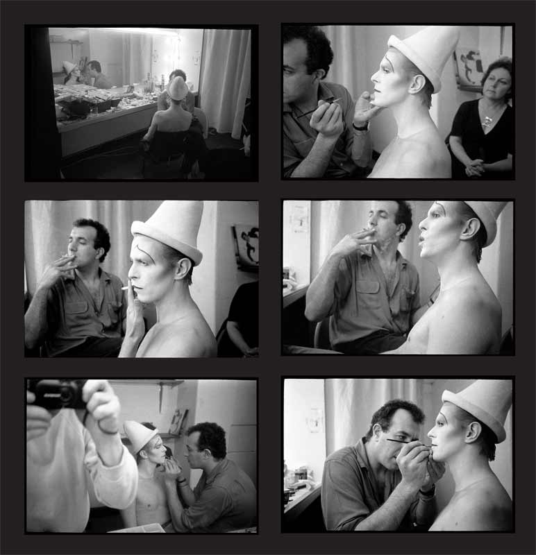 David Bowie, Scary Monsters Make-up Contact Sheet, 1980