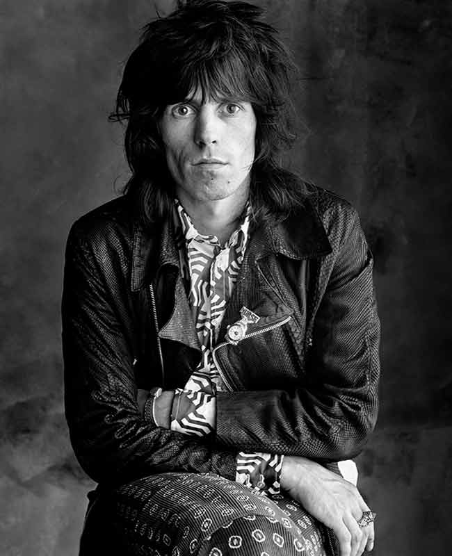 Keith Richards, Sticky Fingers - Seated Stone, London, 1971