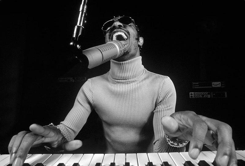 *Stevie Wonder, Los Angeles, CA, 1974