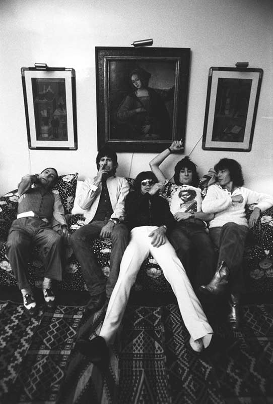 *The Rolling Stones on the Couch, NYC, 1977