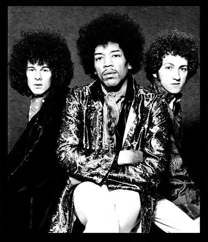 The Jimi Hendrix Experience, Group Portrait (BW), London, 1967