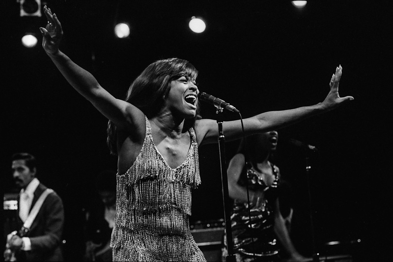 Tina Turner On Stage Arms Out, LA Forum, 1969