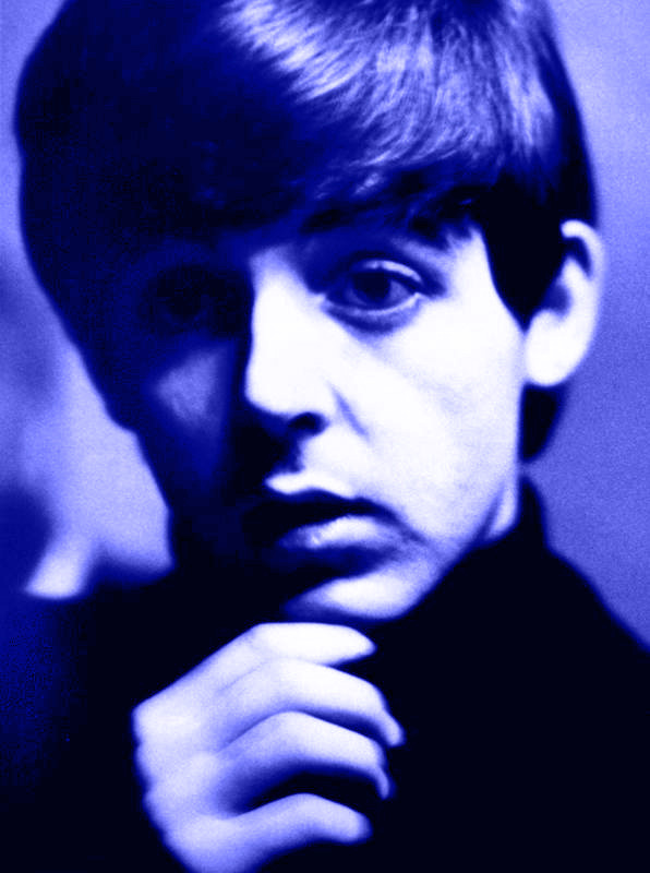 The Fab Four Portrait Unique, Liverpool, 1963 - Blue Paul