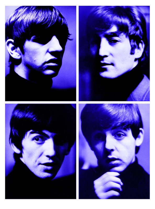 The Fab Four Quad Unique, Liverpool, 1963 - Blue
