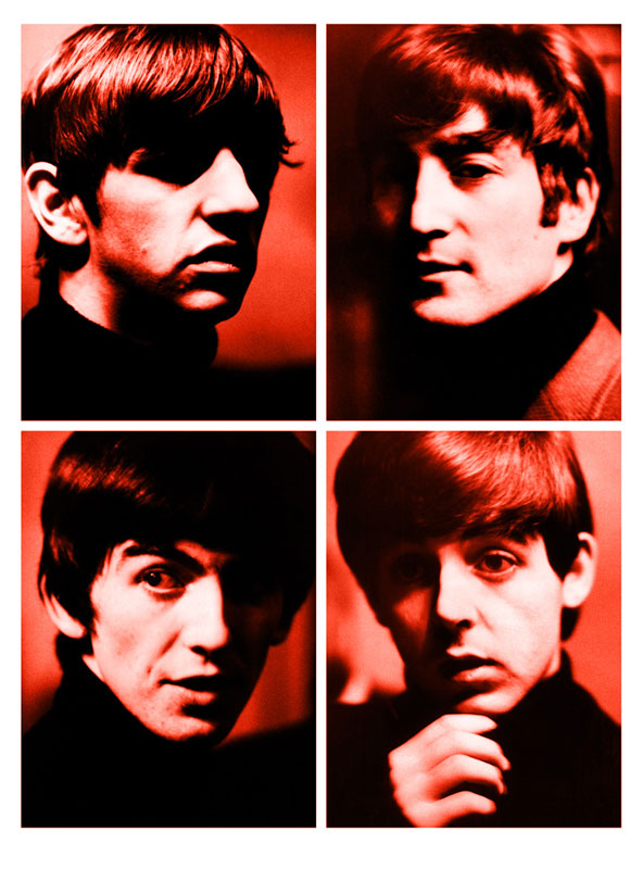 The Fab Four Quad Unique, Liverpool, 1963 - Red
