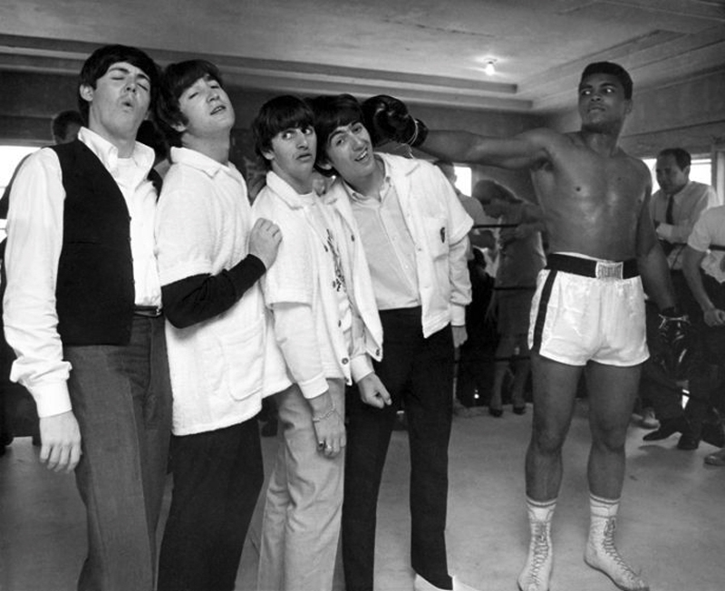 Ali Hits George, 5th Street Gym, Miami, FL, 1964