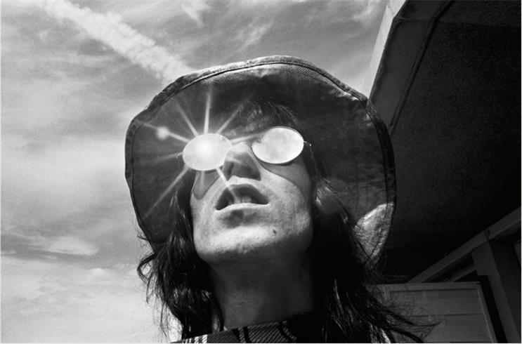 Keith Richards in Mirror Glasses, Morning of Hyde Park Concert, 1969